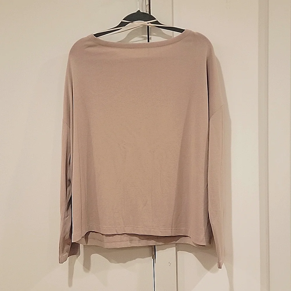 All Saints: Rita tee long sleeves; Color: Cloud Pink - Picture 1 of 1